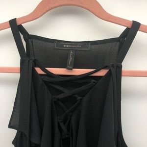 BCBG black tank top size XXS